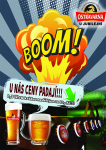 U nás pivo zlevňujeme!