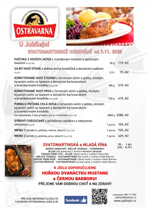 Svatomartinské husí hody 2025